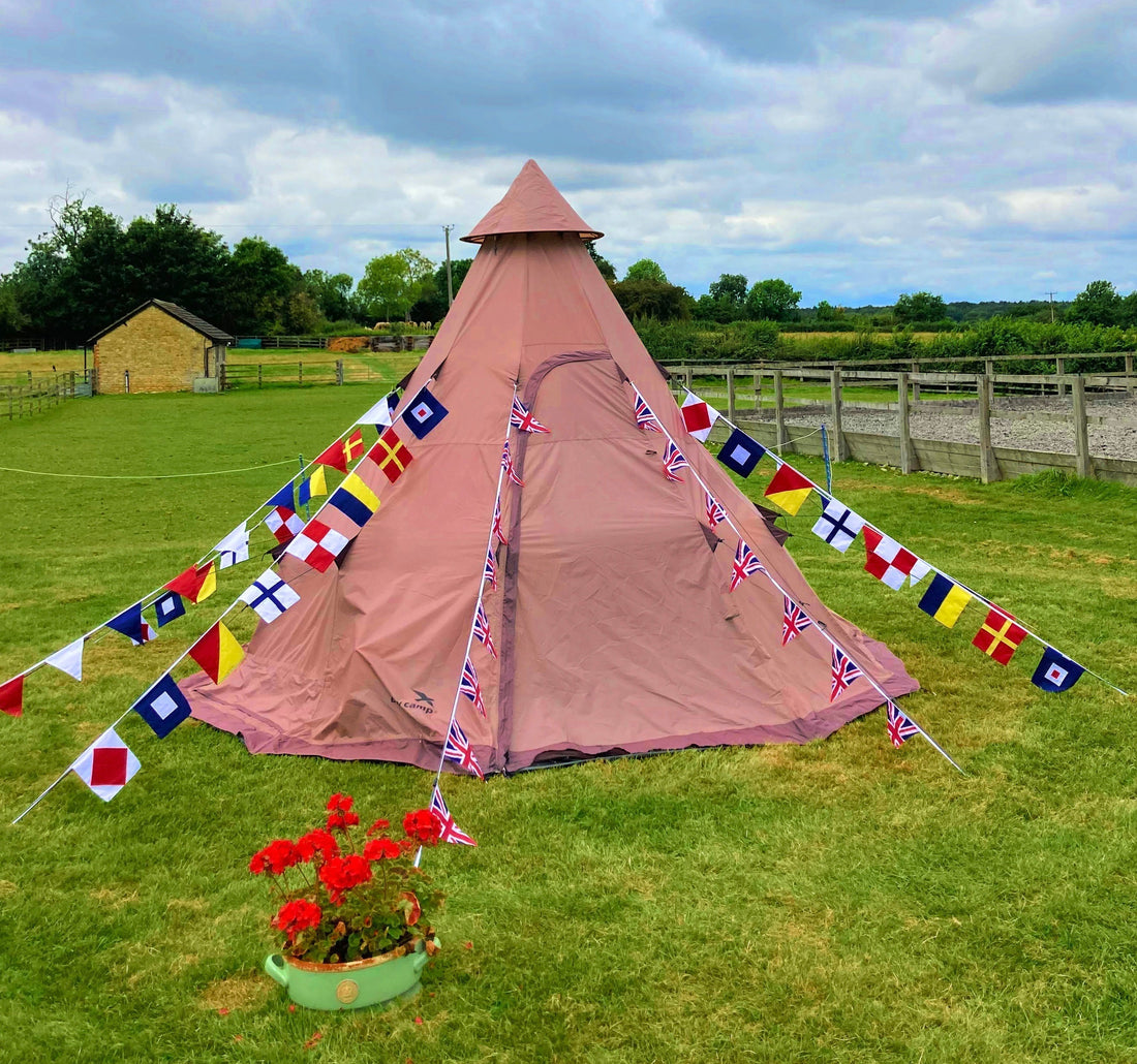 Cotton Bunting for Glamping, Camping, Caravanning and Festivals!