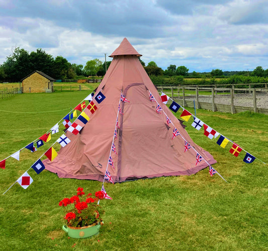 Cotton Bunting for Glamping, Camping, Caravanning and Festivals!