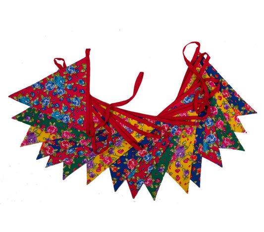 Bright Floral Bunting