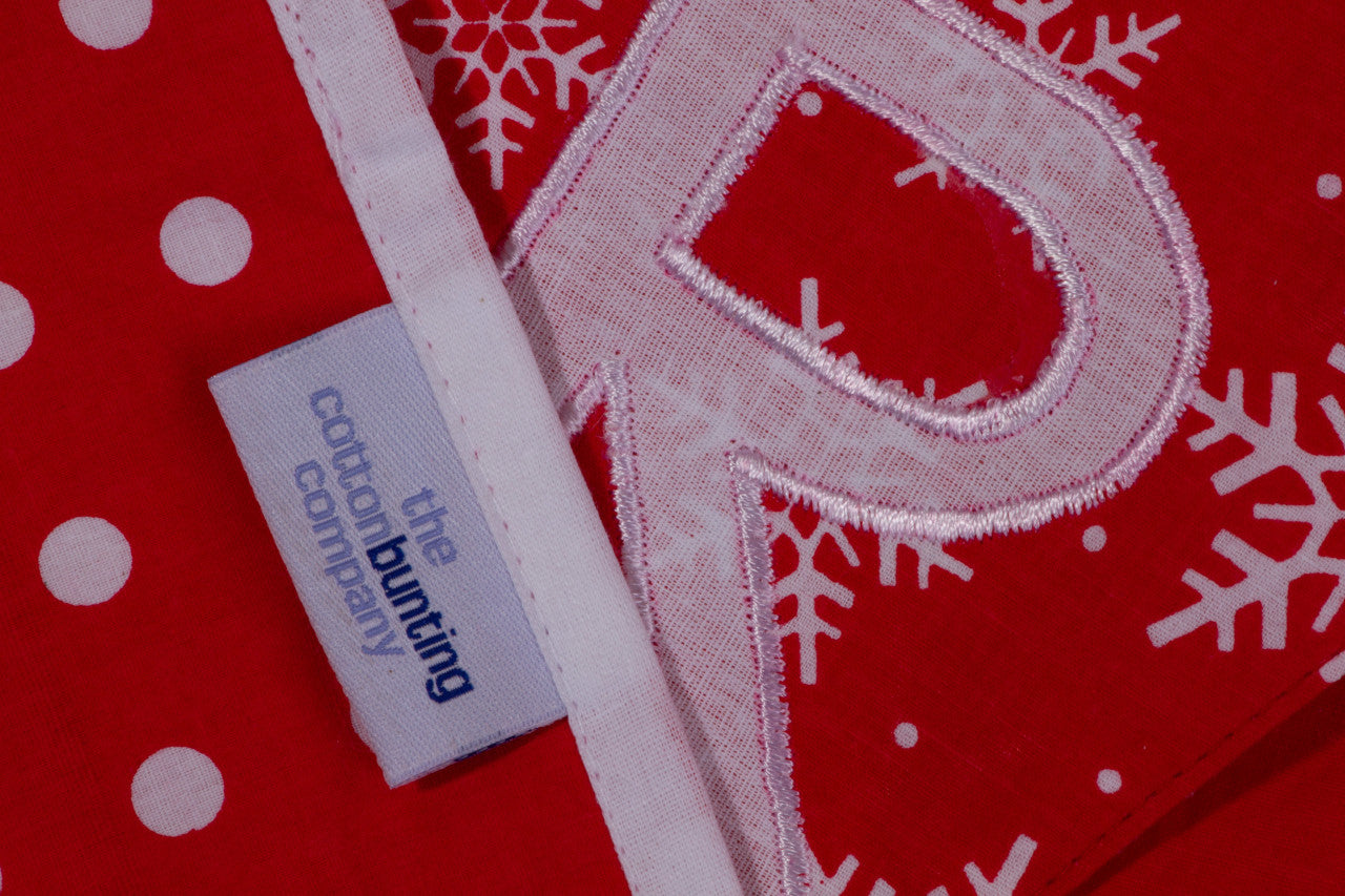 Merry Christmas Bunting Close Up
