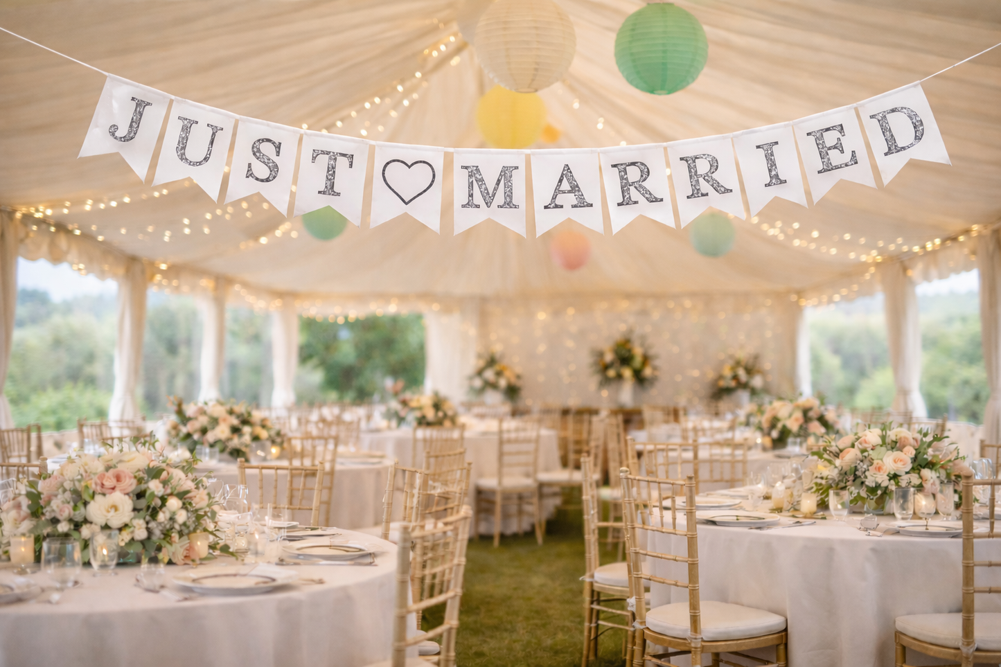 Just Married Banner