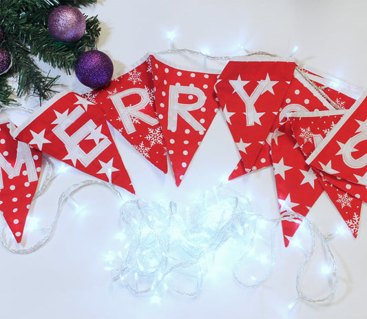 Merry Christmas bunting