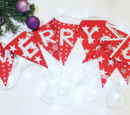 Merry Christmas bunting