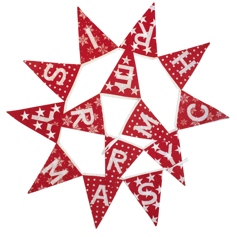 Merry Christmas Bunting