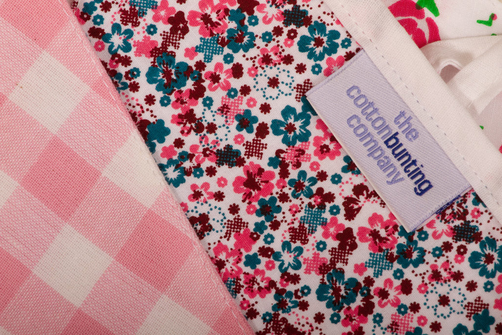 Vintage Pink Floral Bunting