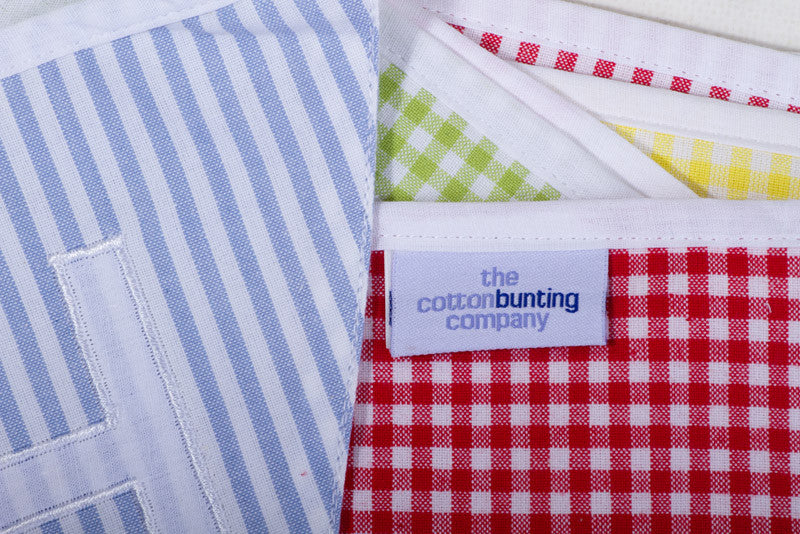 English Country Happy Birthday Bunting Close Up