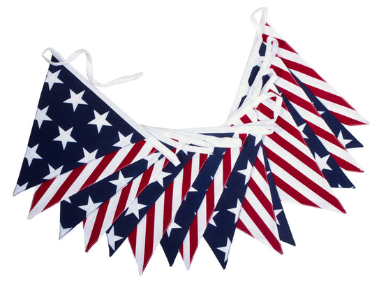 American Stars and Stripes Bunting