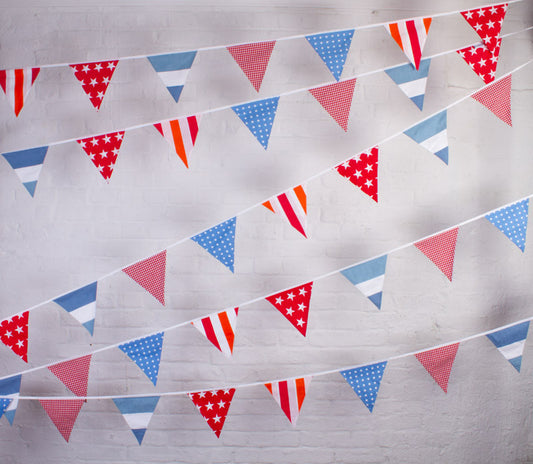 Summer Festival Bunting Hanging