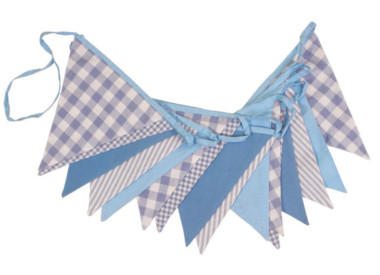 Blue bunting from the Cotton Bunting Company