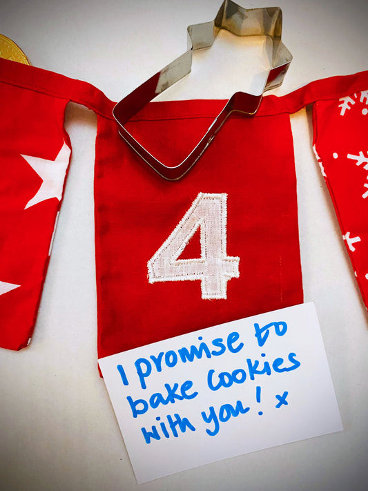 Buy Fill Your Own Advent Calendar Bunting