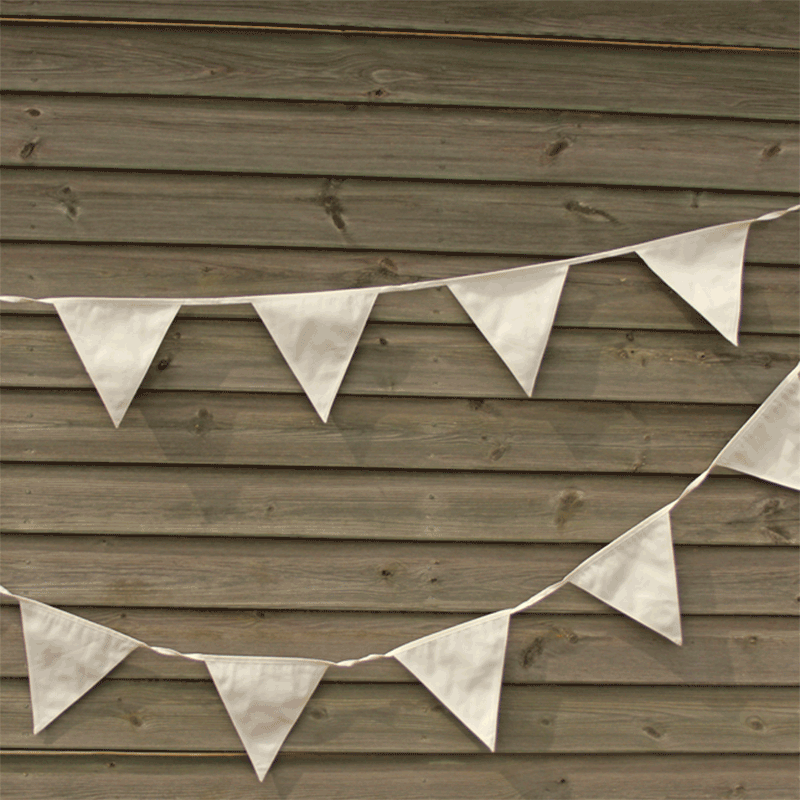 Cream Bunting Hanging