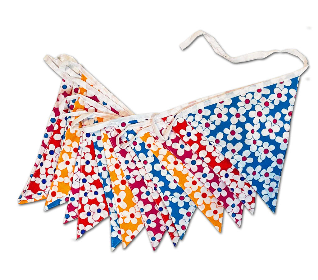 Daisy flower floral bunting to buy online