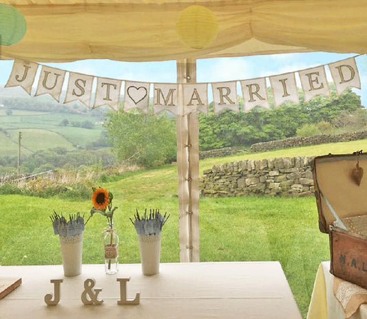 Just Married Bunting