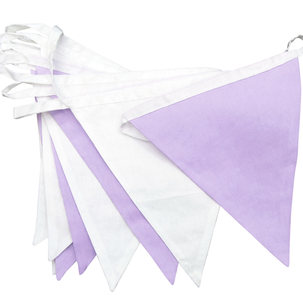 Lavender and White Bunting