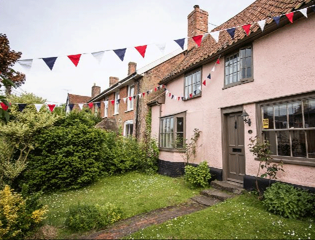 Red White & Blue Cotton Bunting for street parties and schools to buy online