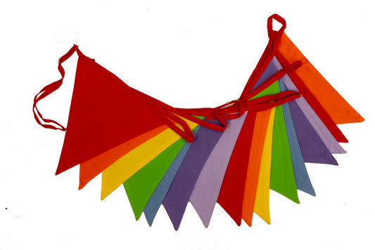 Multi-Coloured Bunting to buy from the Cotton Bunting Company