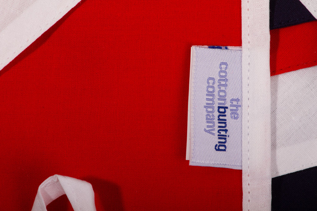 Buy Red White & Blue Bunting from the Cotton Bunting Company