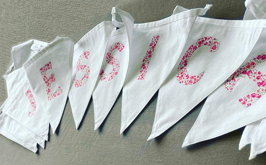 Personalise Your Bunting with Iron On Letters
