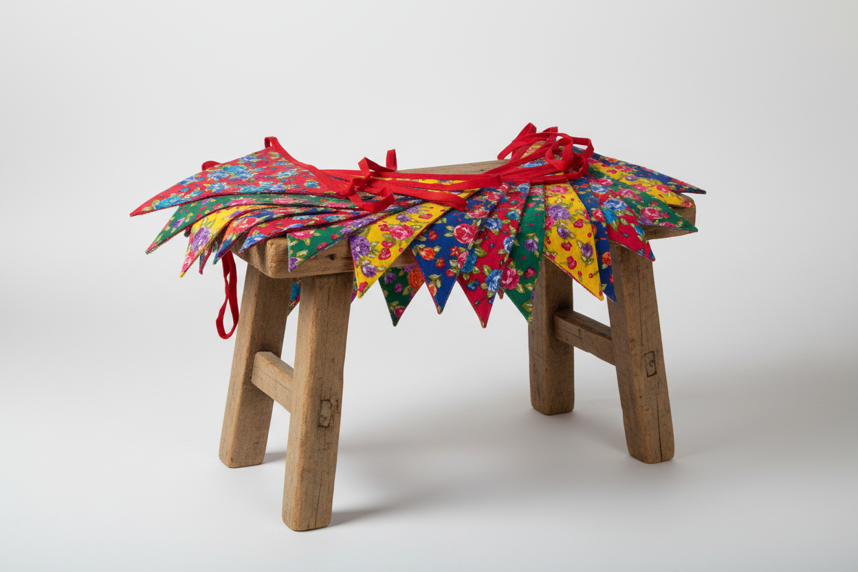 Bright Floral Bunting