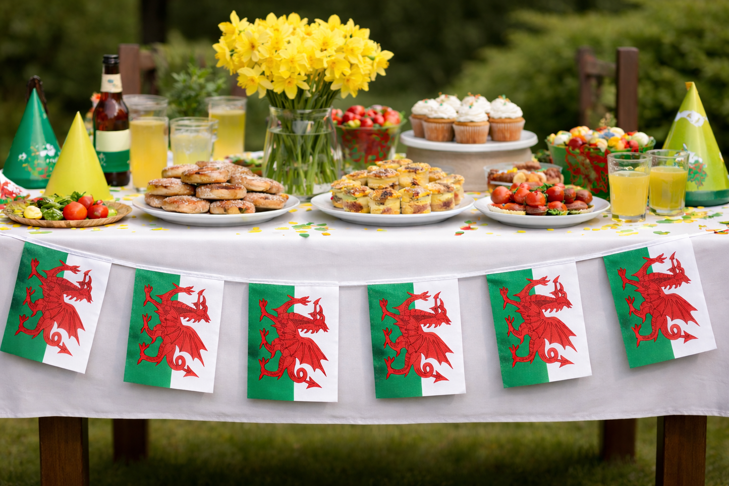 Wales 'Welsh Red Dragon' Bunting 10m