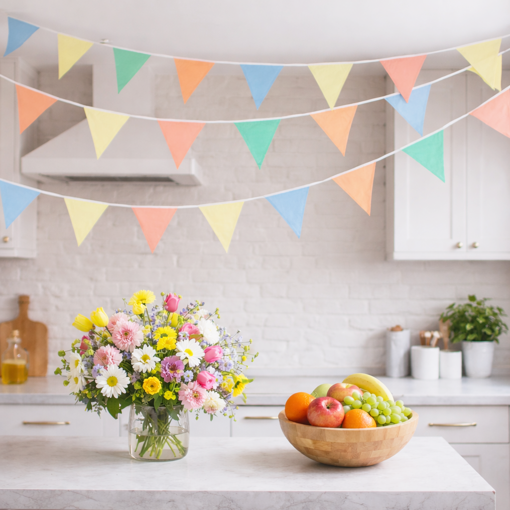 Pastel Shades Bunting