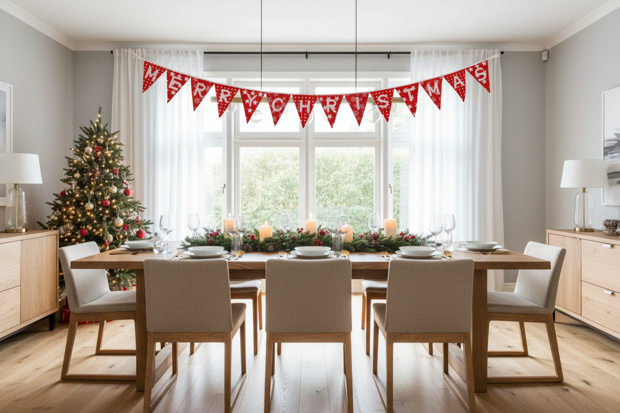 Merry Christmas Bunting