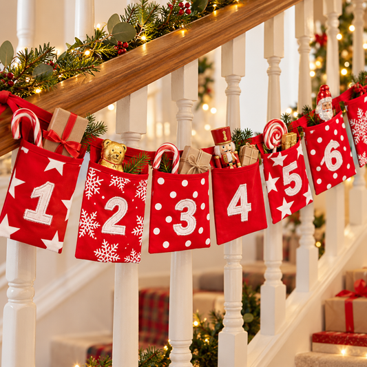 Fill-Your-Own Advent Calendar Bunting 3.2m