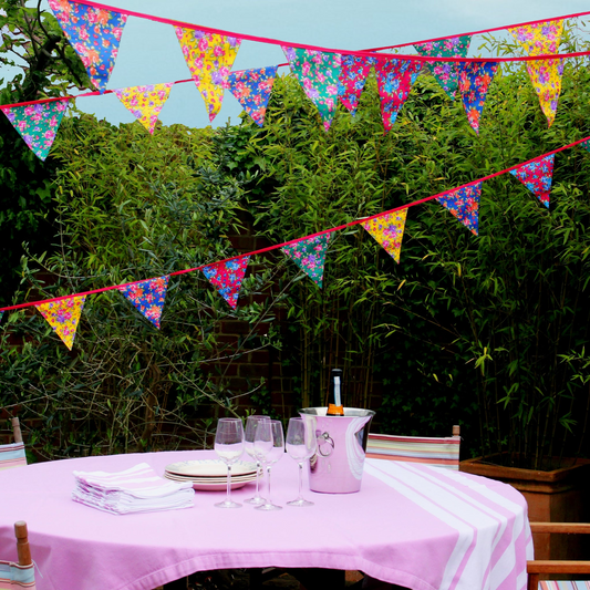 Bright Floral Bunting