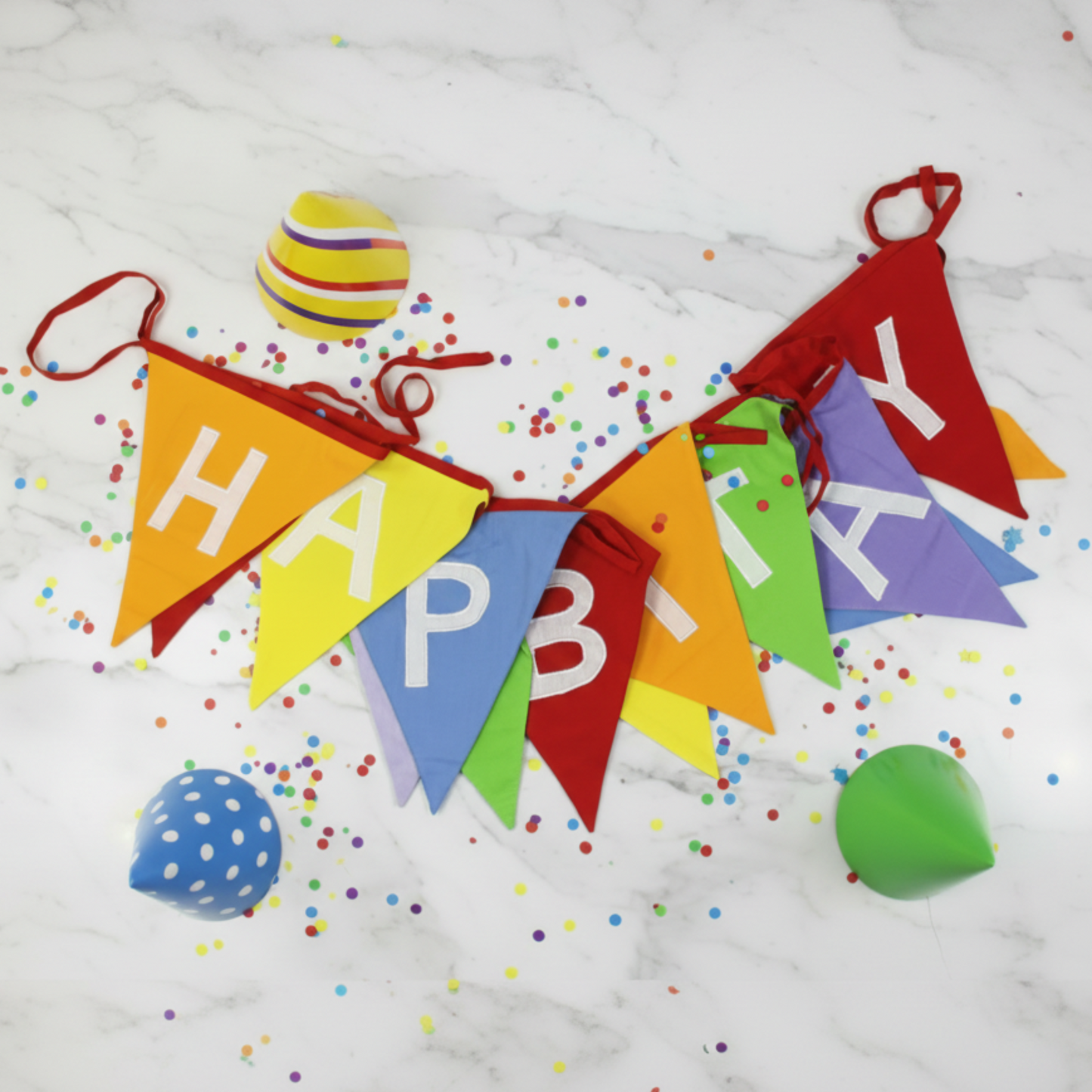 Multi-Coloured Happy Birthday Bunting