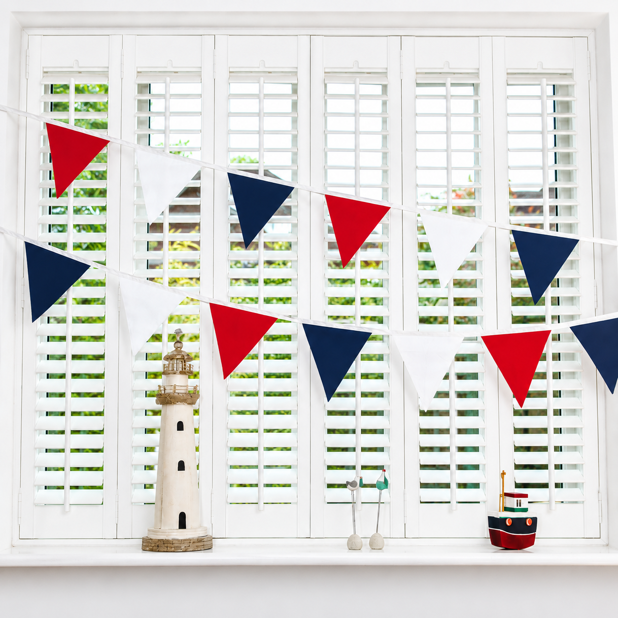 Red White and Blue Bunting