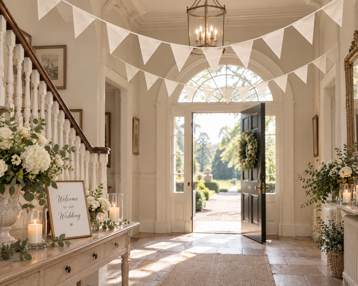 Antique White Bunting