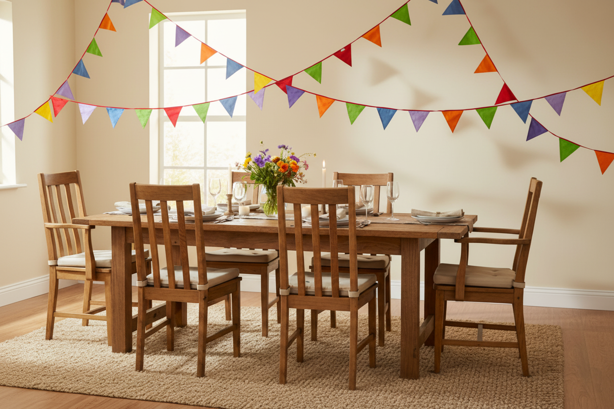 can the bunting look like the cotton bunting companies multi coloured bunting