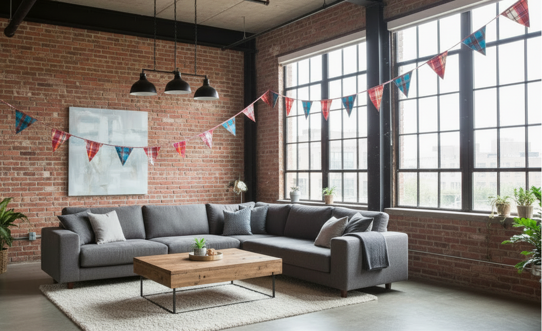 Tartan Checked Bunting