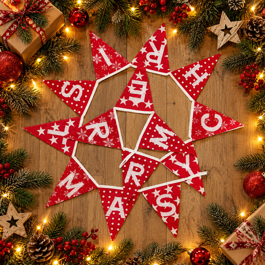 Merry Christmas Bunting