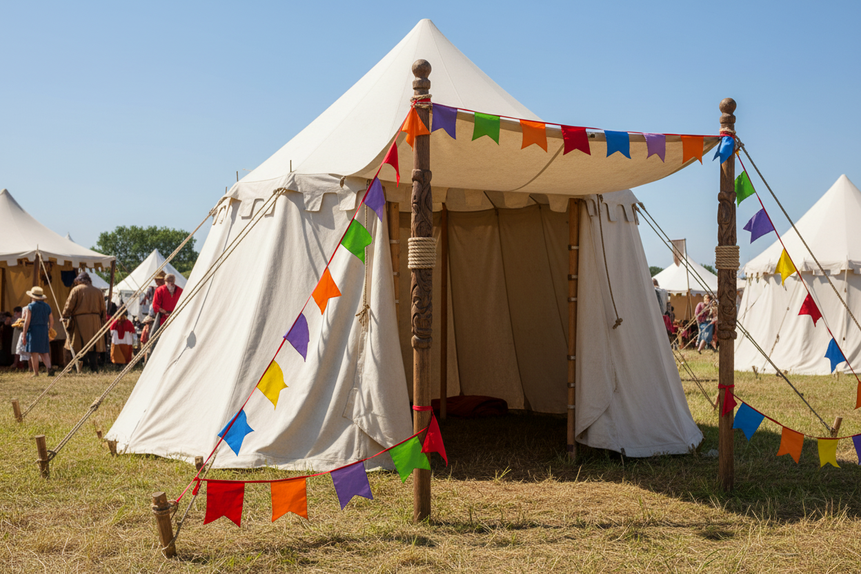 tent bunting Swallowtail Cotton Bunting