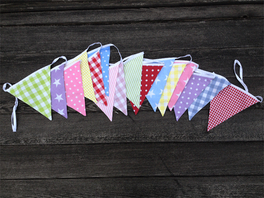 Neapolitan Multi coloured Bunting