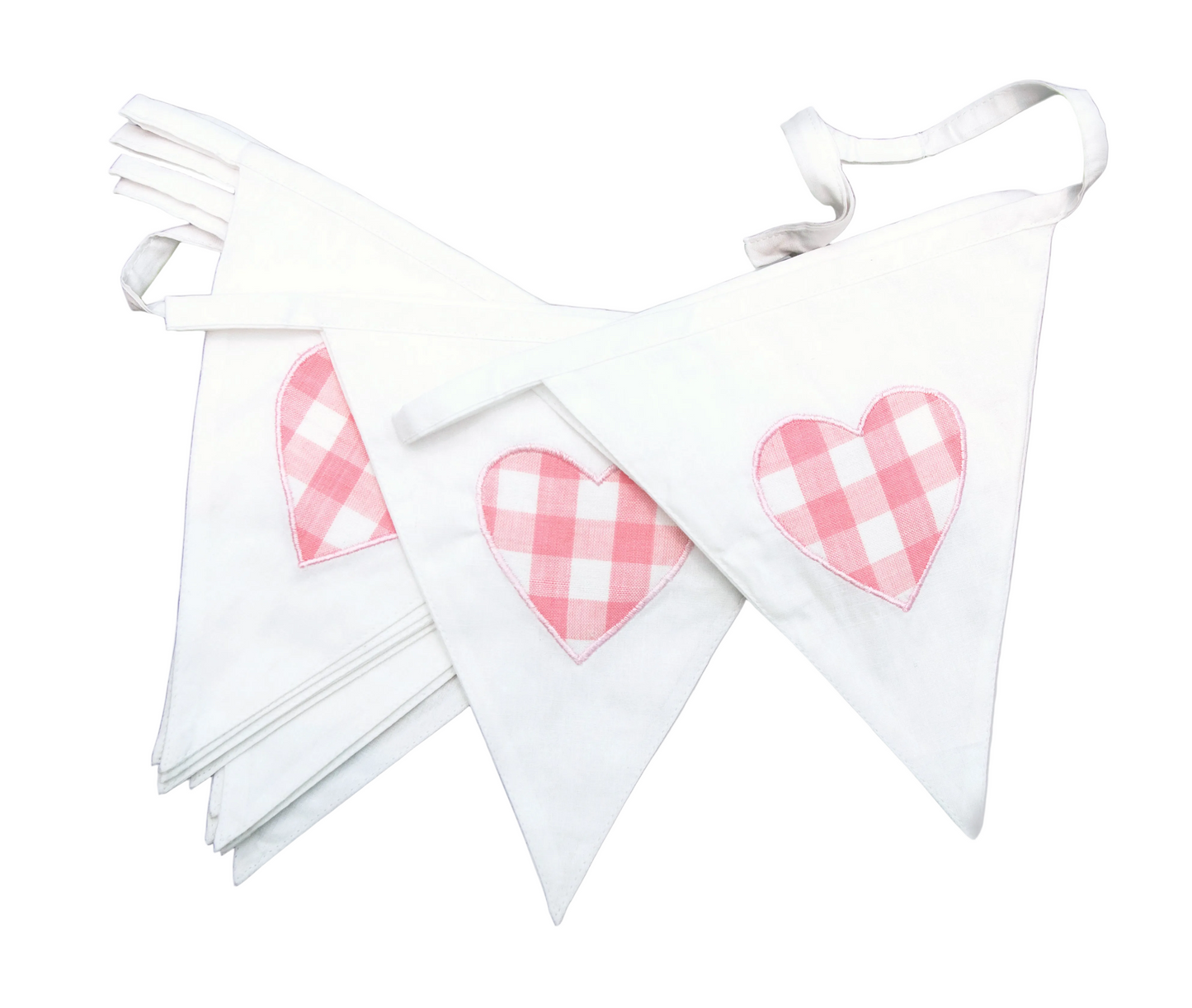 Pink Heart Bunting