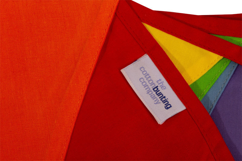 Multi-Coloured Bunting Close Up
