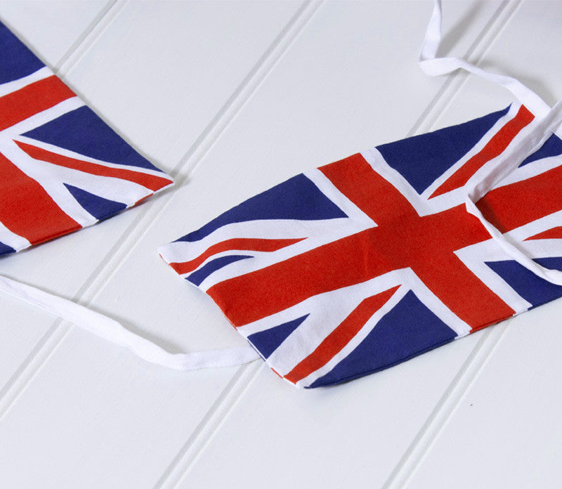 Rectangular Union Jack Bunting for the Coronation | The Cotton Bunting ...