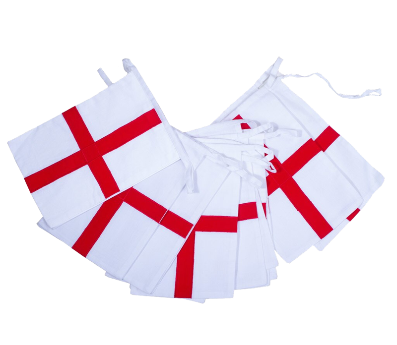 England St George Football Cotton Bunting UK