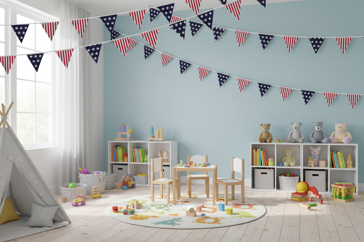 USA American 'Stars and Stripes' Bunting