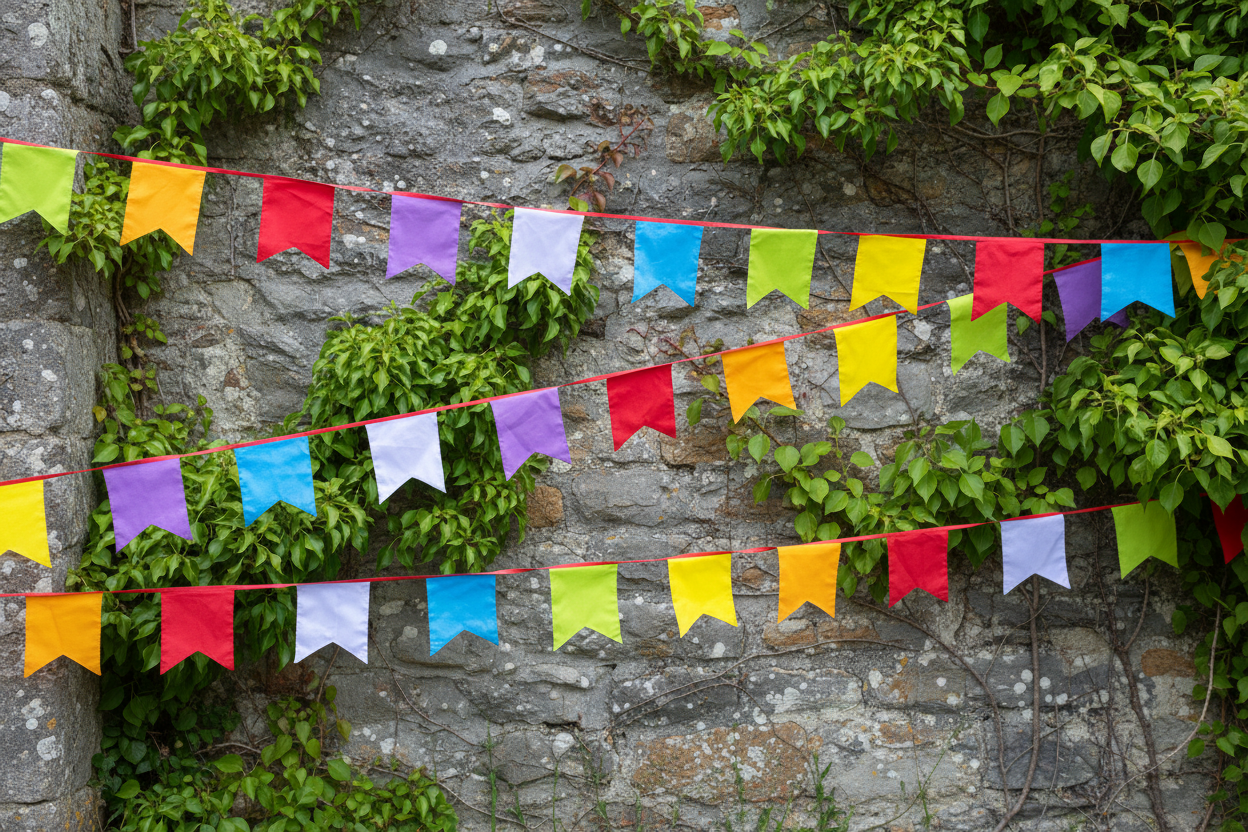 Multi-Coloured Swallowtail Bunting