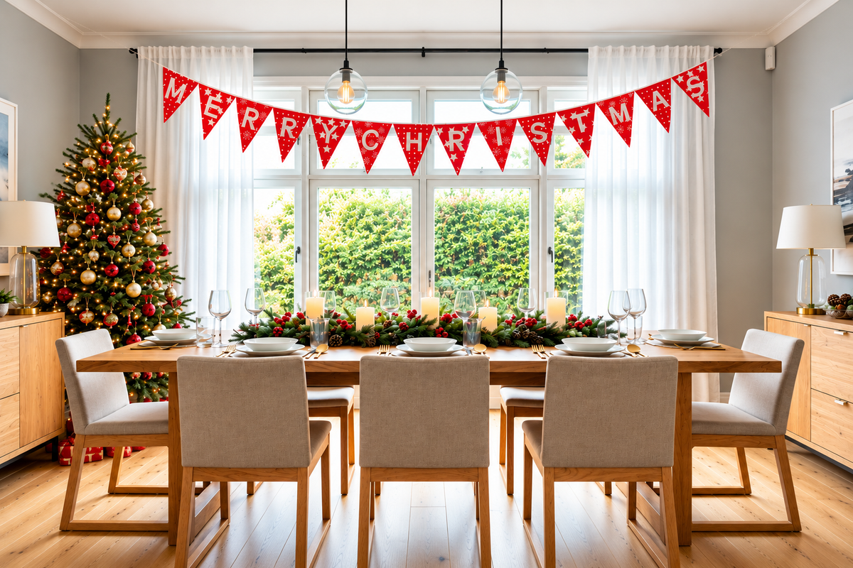 Merry Christmas Bunting
